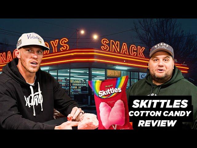 Kyle Rudolph Reviews Skittles Cotton Candy | Snack Boys Ep. 39