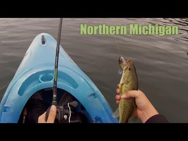 Northern Michigan Kayak Fishing - First Fish on the New Rod