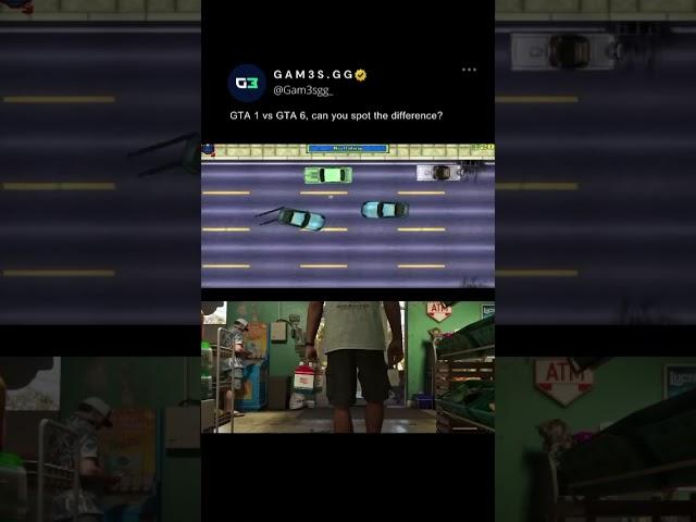 GTA 1 vs GTA 6, how much difference?
