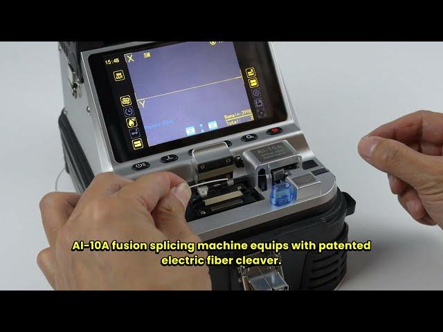 AI-10A Fiber Fusion Splicer with Electric Fiber Cleaver