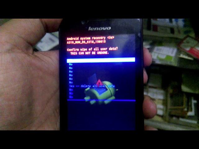 lenovo a319 Hard Reset