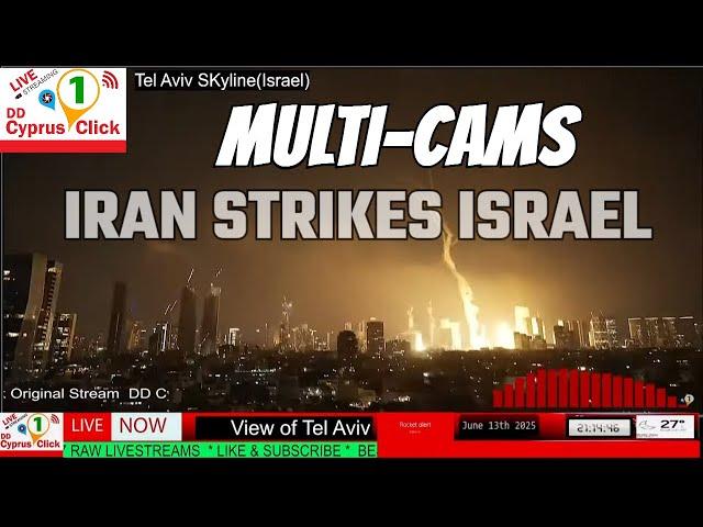 LIVE: IRAN ATTACKS ISRAEL | Middle east LIVE multi-cameras | Licensed Live Cameras | stream #1,226
