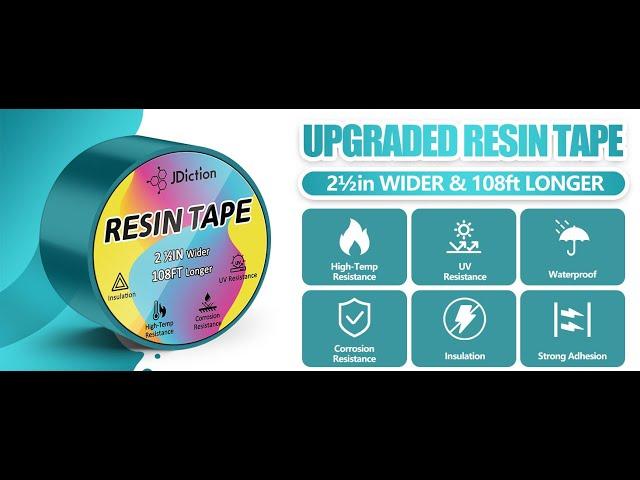 JDiction UV Resin Tape for Epoxy Resin Molding