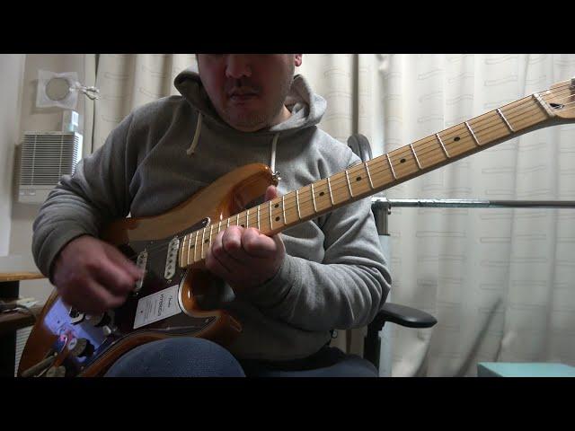 I practiced the intro to True by Spandau Ballet with backing music.