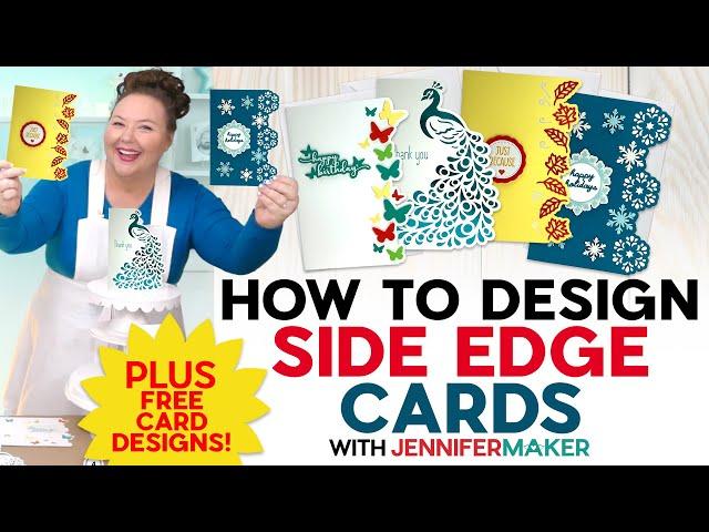 How To Create Perfect Side Edge Cards | Birthday, Holidays, And Custom Cards!