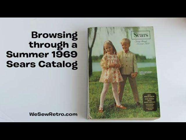 Browsing a Summer 1969 Sears Catalog