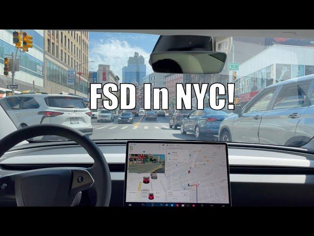 Tesla FSD 12.5.2 In New York City Chinatown: The Ultimate Test For FSD!