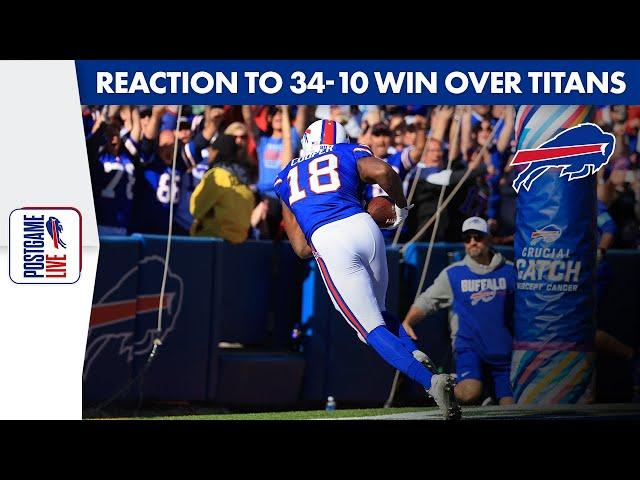 Bills Second Half Surge Leads to 34-10 Win Over Titans