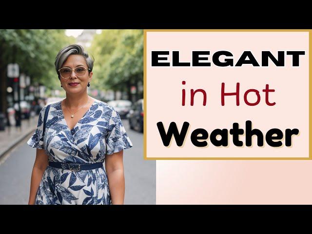 How to Dress Chic and Elegant in Hot Weather for Women Over 50 and 60!