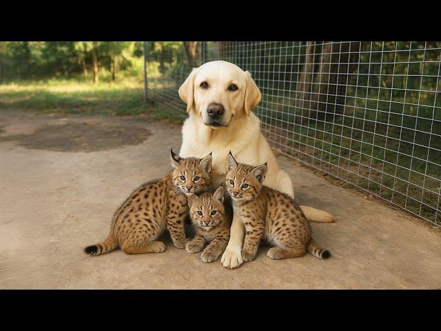 This Dog Raised Three Bobcat Cubs—But When They Grew Up, the Unthinkable Happened!