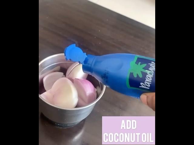 HOW TO MAKE NOURISHING ONION HAIR OIL AT HOME! #Shorts