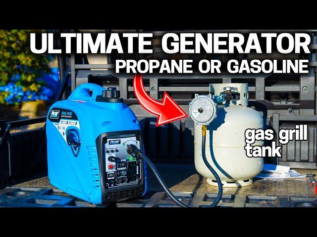 PORTABLE PROPANE Dual Fuel GENERATOR 2000 Watt - Pulsar Review