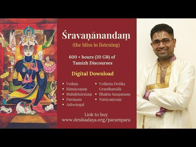 Day 1 - Upanyasam on Srimad Ramayanam by Sri. Dushyanth Sridhar