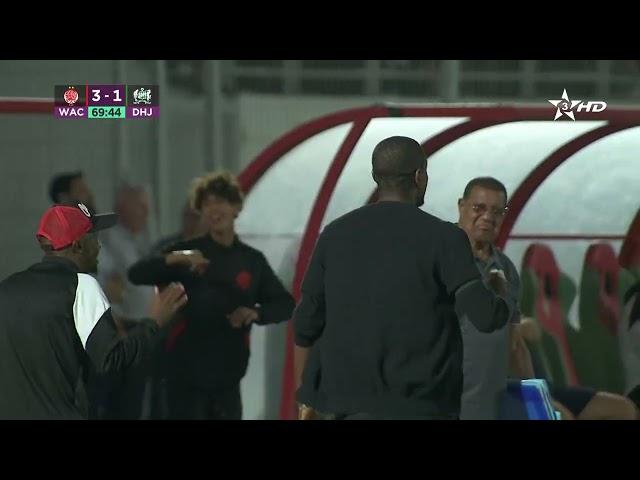 الوداد الرياضي 3-1 الدفاع الحسني الجديدي هدف #إسماعيل_مترجي في الدقيقة 70