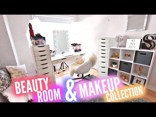 HUGE Beauty Room Tour + $10,000 Makeup Collection