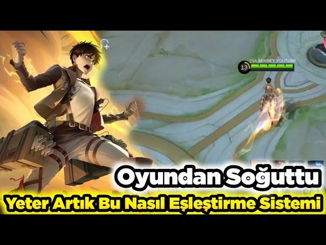 YETER ARTIK AMA BU EŞLEŞTİRME SİSTEMİ OYUNUN İÇİNE S*ÇTI Bunlar İnsan Olamaz Mobile Legends