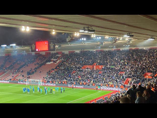 Listen to how loud Newcastle United fans were at Southampton