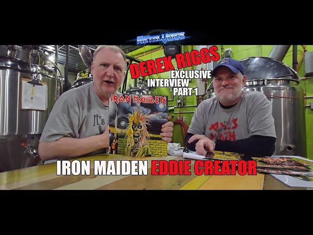 EXCLUSIVE Derek Riggs Interview-Eddie Origins, Maiden Japan DI'ANNO Severed Head, Album Covers-Pt 1