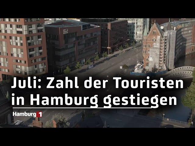 Juli: Zahl der Touristen in Hamburg gestiegen