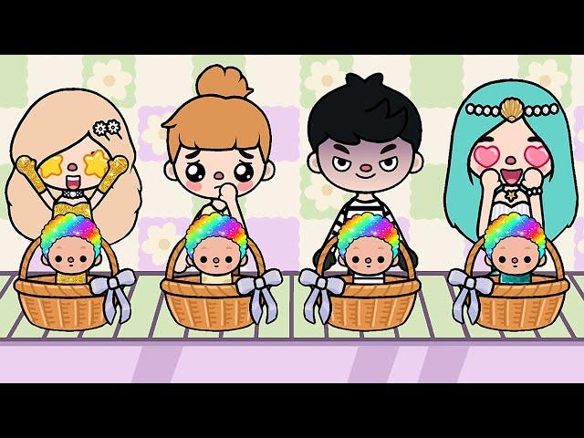 Quadruplets were separated at birth  | Sad Story | Toca Life World | Toca Boca | Toca Story