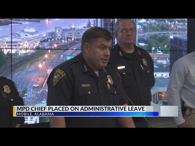 Mobile Police Chief Paul Prine has been placed on administrative leave