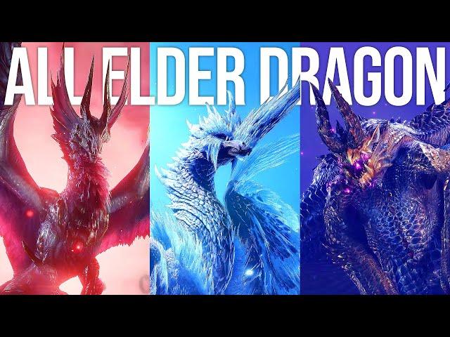 Monster Hunter Rise Sunbreak - All Elder Dragon Cinematic Intro