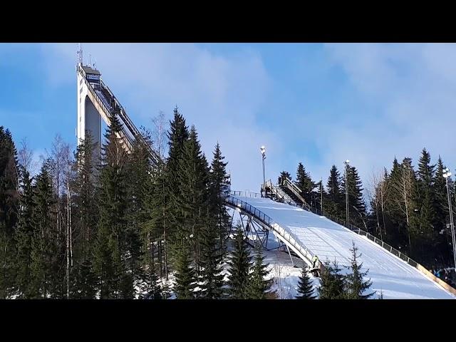 Eero Hirvonen, mäkihyppy: 106 metriä. 16.2.2019 Laajavuori Jyväskylä.