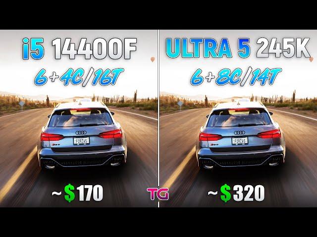 Core i5 14400F vs Ultra 5 245K - Test in 10 Games