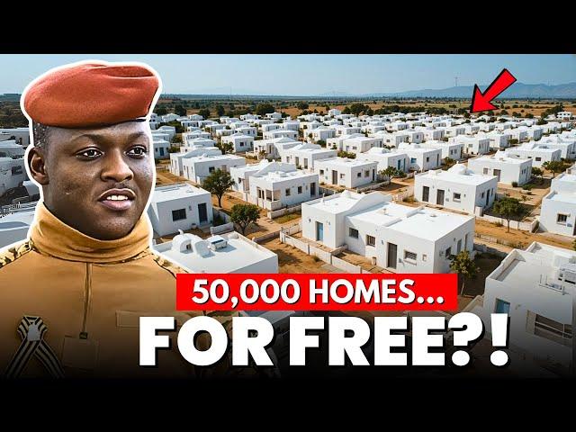 Traoré Shocks The World Just Built 50,000 Homes City To Be Given To Burkina Faso People