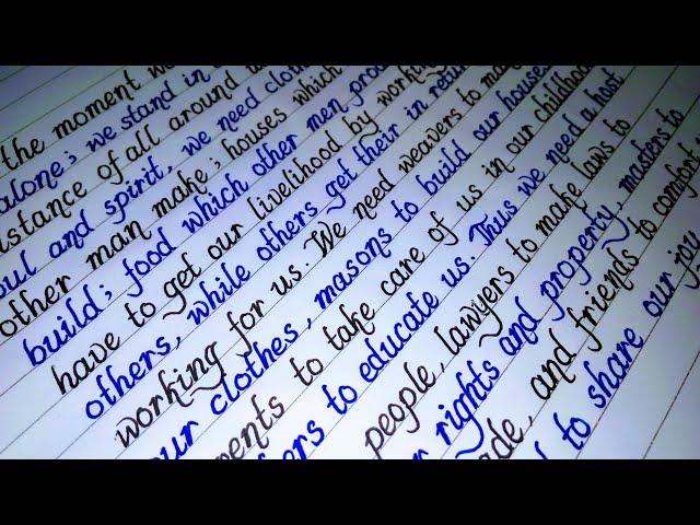 Super Clean Italic Handwriting || Beautiful Print Handwriting | CALLIGRAPHY | Writing With Debika