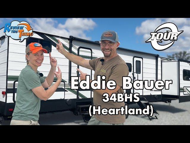 MUST SEE Luxury Bunkhouse: Heartland Eddie Bauer 34BHS Complete Tour!