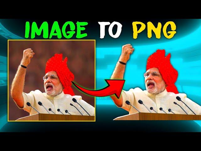 "How to Convert Image to PNG | Easy Background Removal