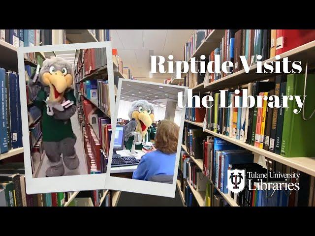 Riptide Visits The Library