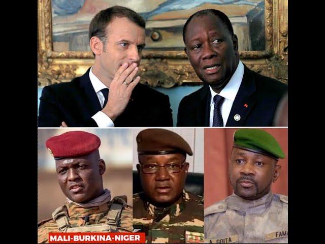 ALASSANE OUATTARA, LE CHEVAL DE TROIE DE LA FRANCE CONTRE LA CONFÉDÉRATION DES ÉTATS DU SAHEL.