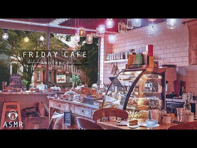 Busy Friday Cafe Ambience & Jazz Music - Coffee Shop Sounds, Cafe ASMR, Relaxing Coffee Shop Music