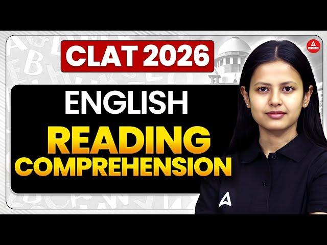 CLAT 2026 English Language | Reading comprehension Practice for CLAT English Preparation | CLAT