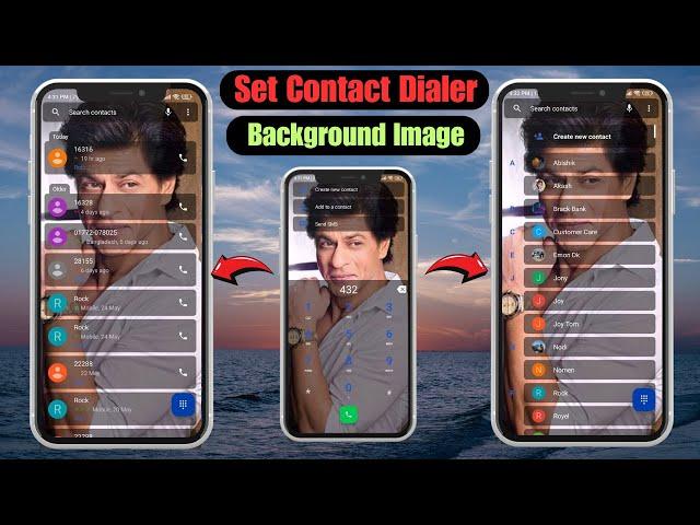 How To Set Your Picture In Phone Dialer || Dialer Background Image Change