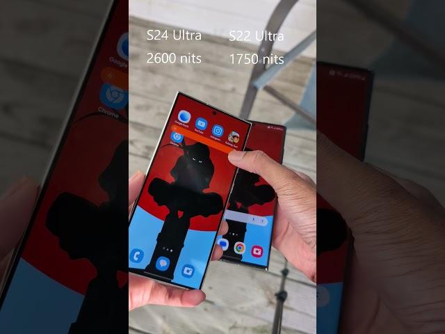 S22 Ultra VS S24 Ultra - Display Design/Max Brightness Test! Curve VS Flat