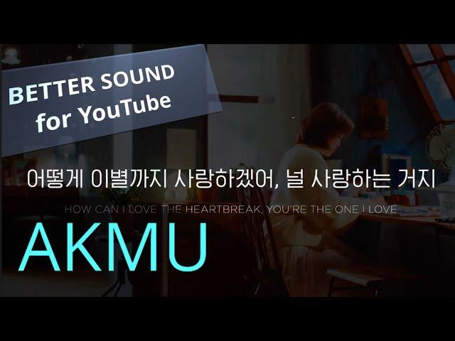 [고음질 음원] AKMU - 어떻게 이별까지 사랑하겠어, 널 사랑하는 거지 (악동뮤지션)