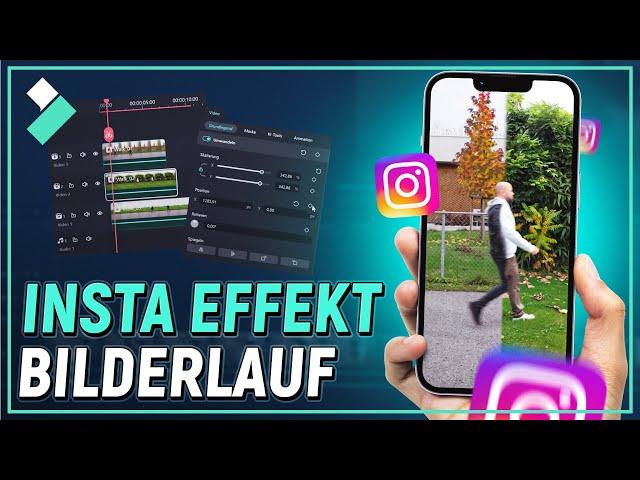 So machst du den Instagram Bilderlauf Effekt | Wondershare Filmora Tutorial