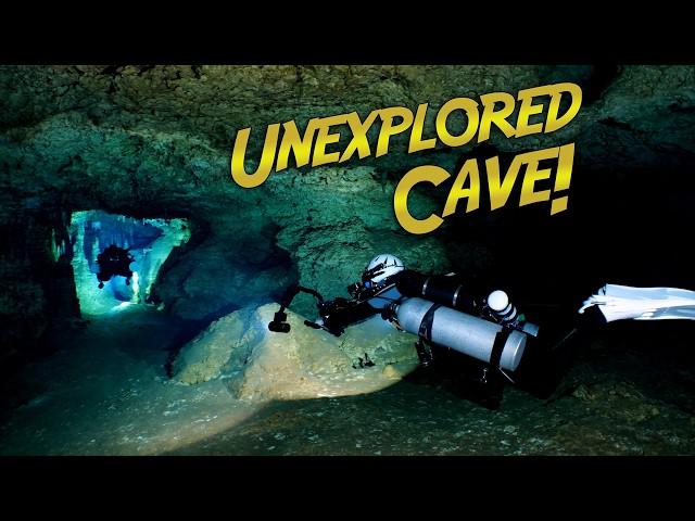 Diving an UNEXPLORED cave in Mexico!