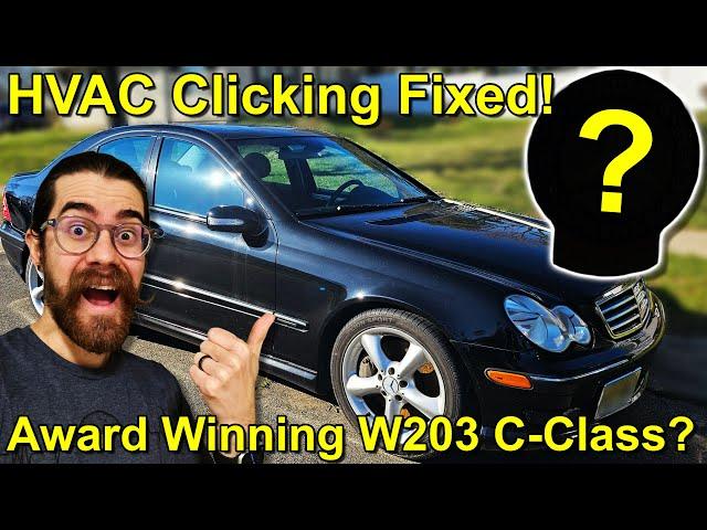 No More HVAC Clicking in my C-Class! …And my car got an Award from Mercedes??