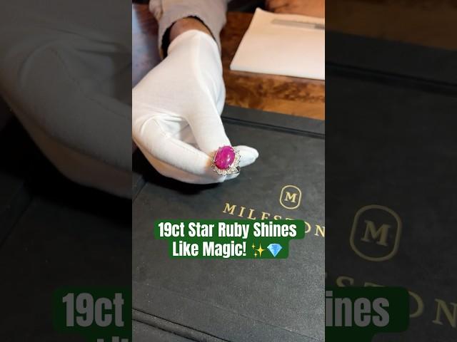  Mesmerizing Burmese Star Ruby  19.76ct of Pure Magic!  #luxuryjewelry #designergemjewels
