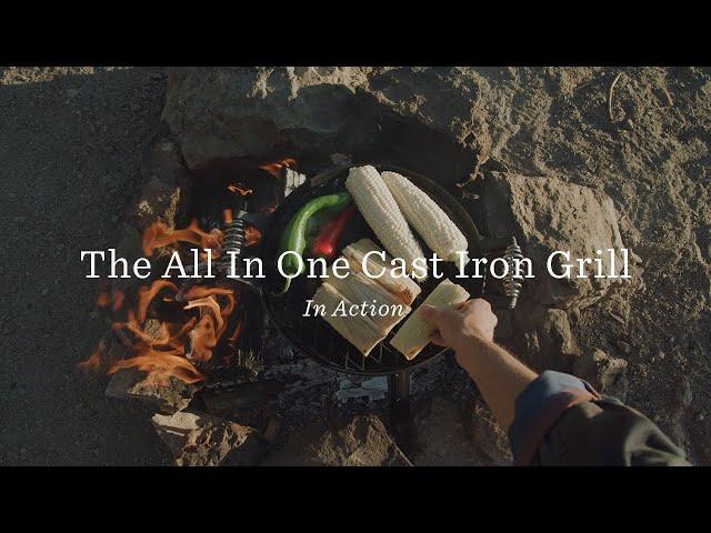 The All In One Cast Iron Grill In Action