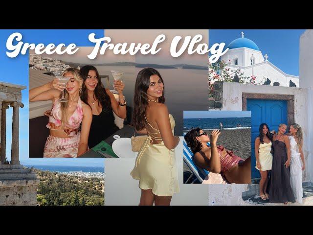 GREECE TRAVEL VLOG: Santorini & Athens ˖° GIRLS TRIP