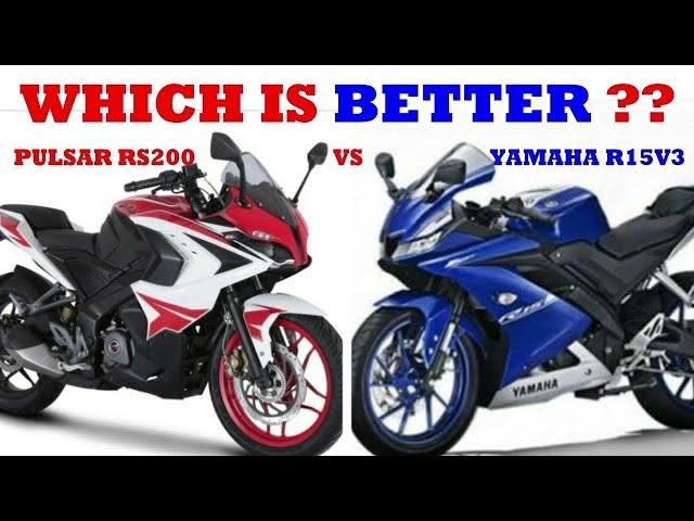 Yamaha R15 V3 vs Pulsar RS200 | Which one to buy ? Comparision | Hindi