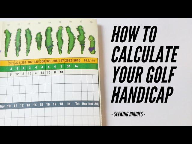 How To Calculate Your Handicap - Here's the formula