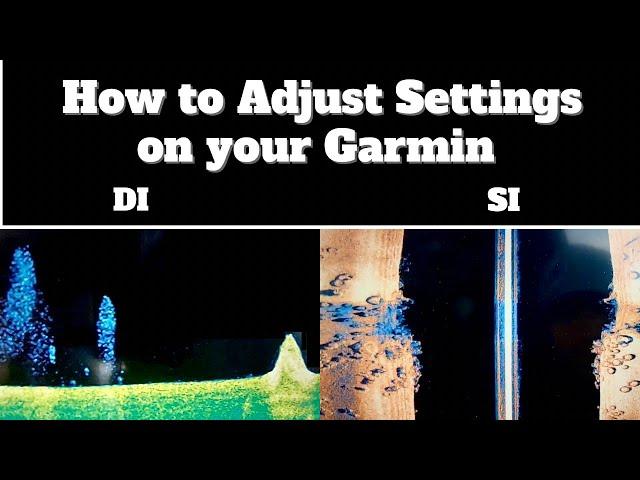 GARMIN Side Imaging and Down Imaging Settings (Get the most out of your units)