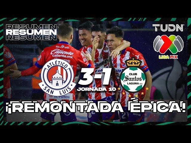 HIGHLIGHTS | Atlético de San Luis 3-1 Santos | Liga Mx -AP2024 - J10 | TUDN