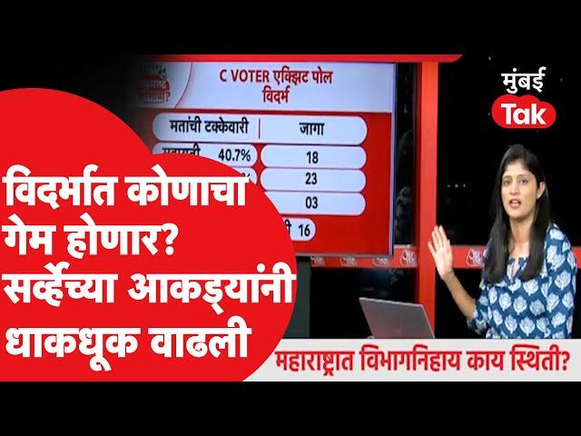 Maharashtra Election Exit Poll : विदर्भात कुणाचं सरकार? नव्या सर्व्हेची धक्कादायक आकडेवारी